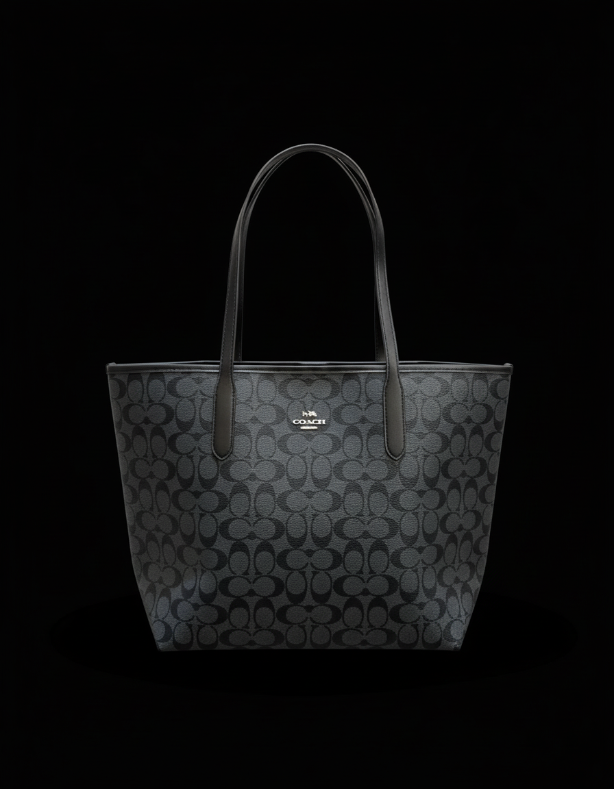 Designer Black Tote